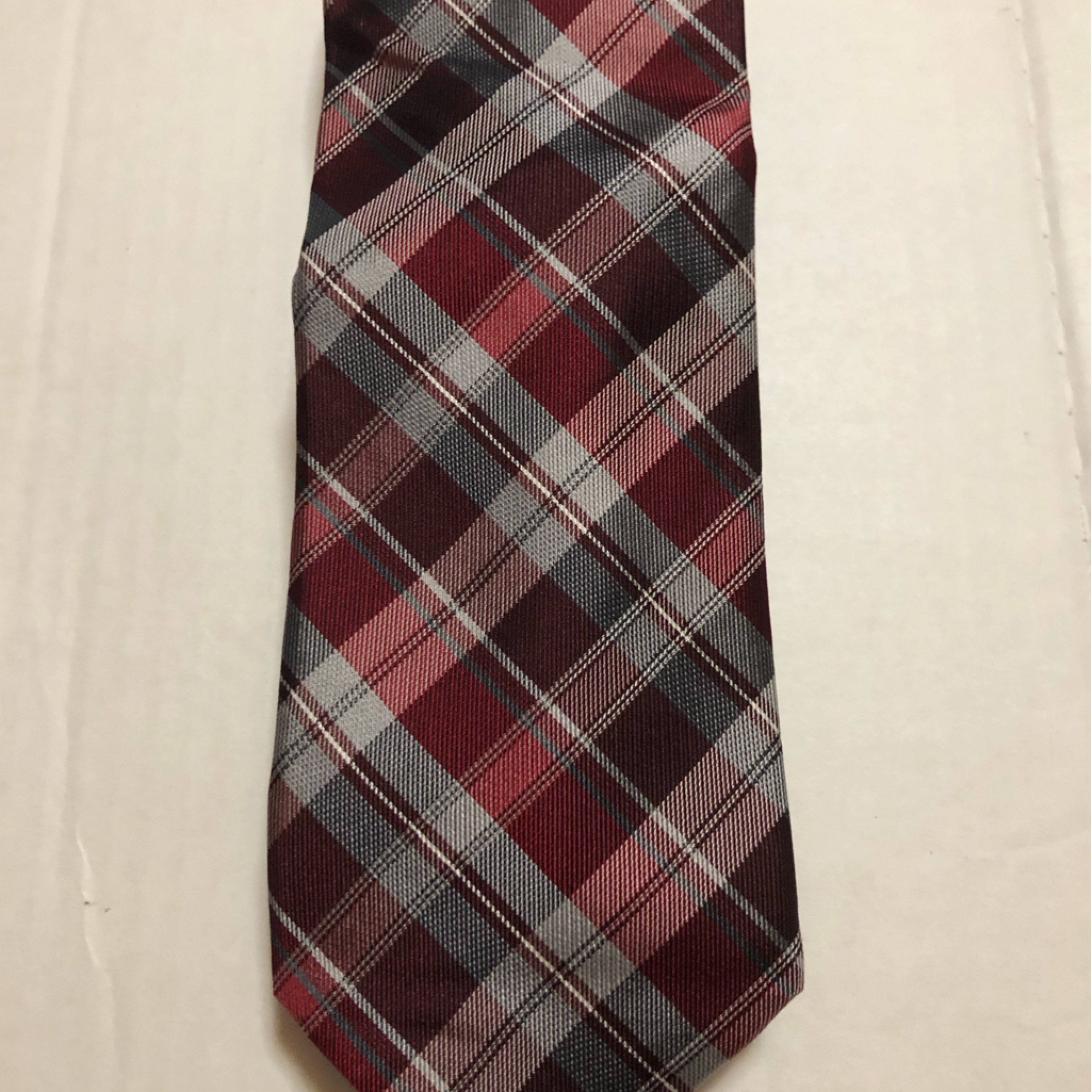 Pronto Uomo Couture Plaid Tie Nwt